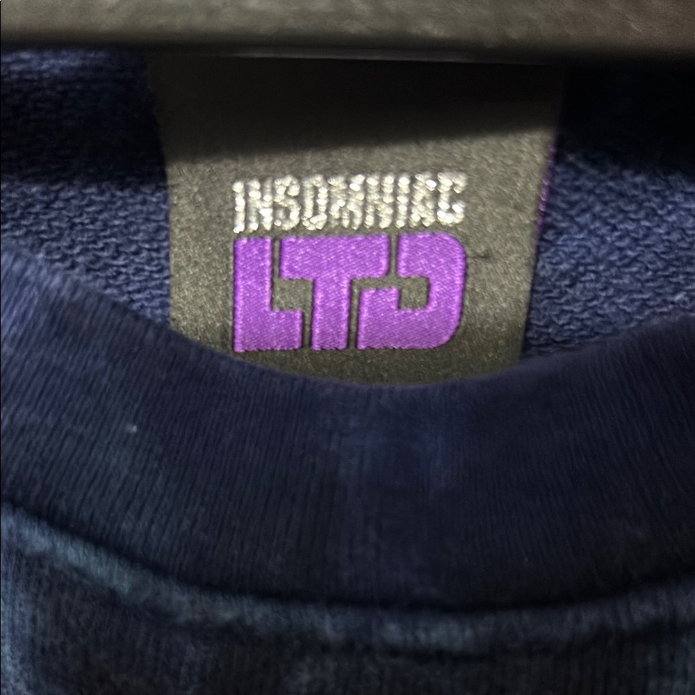 Insomniac LTD Men's Tie-Dye Sweater - Blue and Pink Size Medium - Picture 2 of 3
